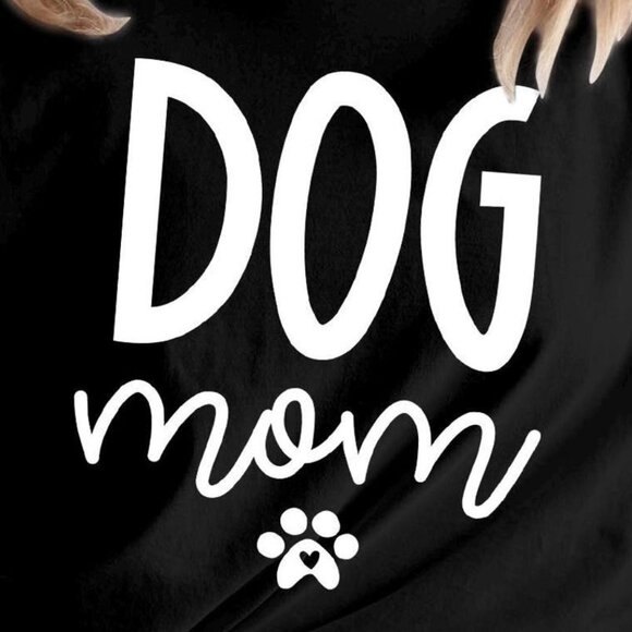 Dog Mom Mother's Day T-Shirt Funny Puppy Dogs Paws Tee - Picture 2 of 3